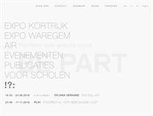 Tablet Screenshot of bepartlive.org